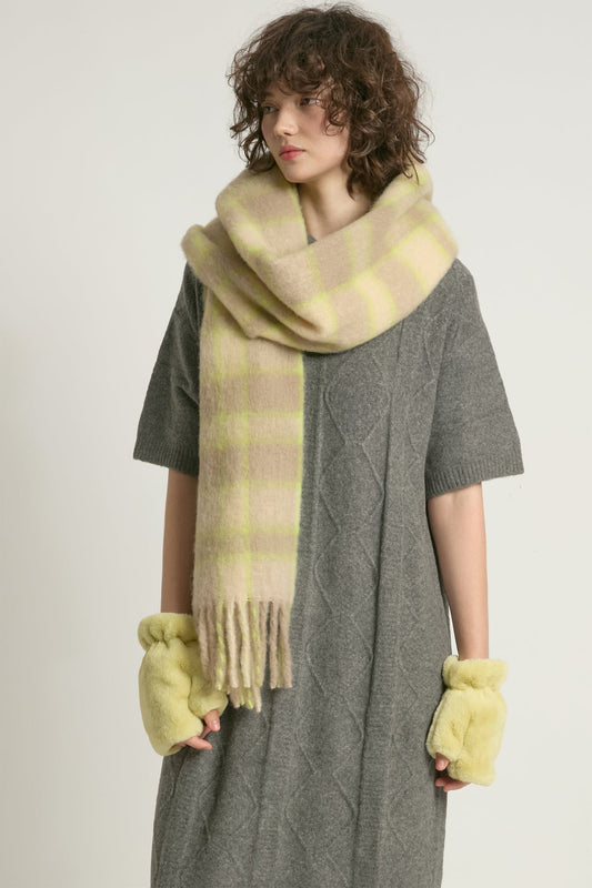 Look By M Daylight Brushed Scarf