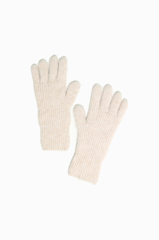 Look By M Chunky Knit Fingerhole Gloves