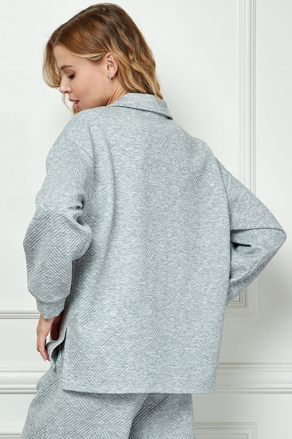 Dorian Textured Lounge Wear Top