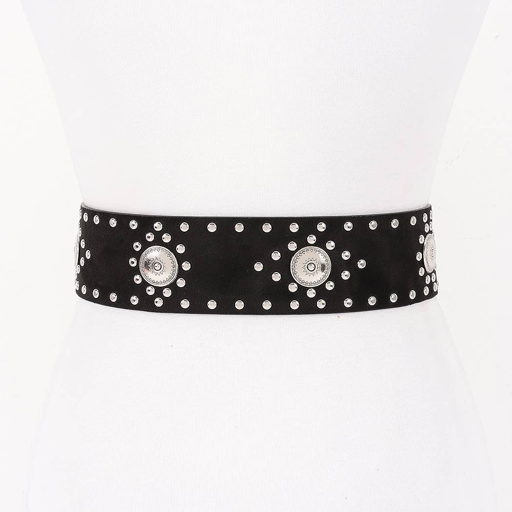 Studded Concho Belt