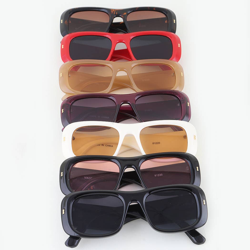 Modern Chic Round Sunglasses