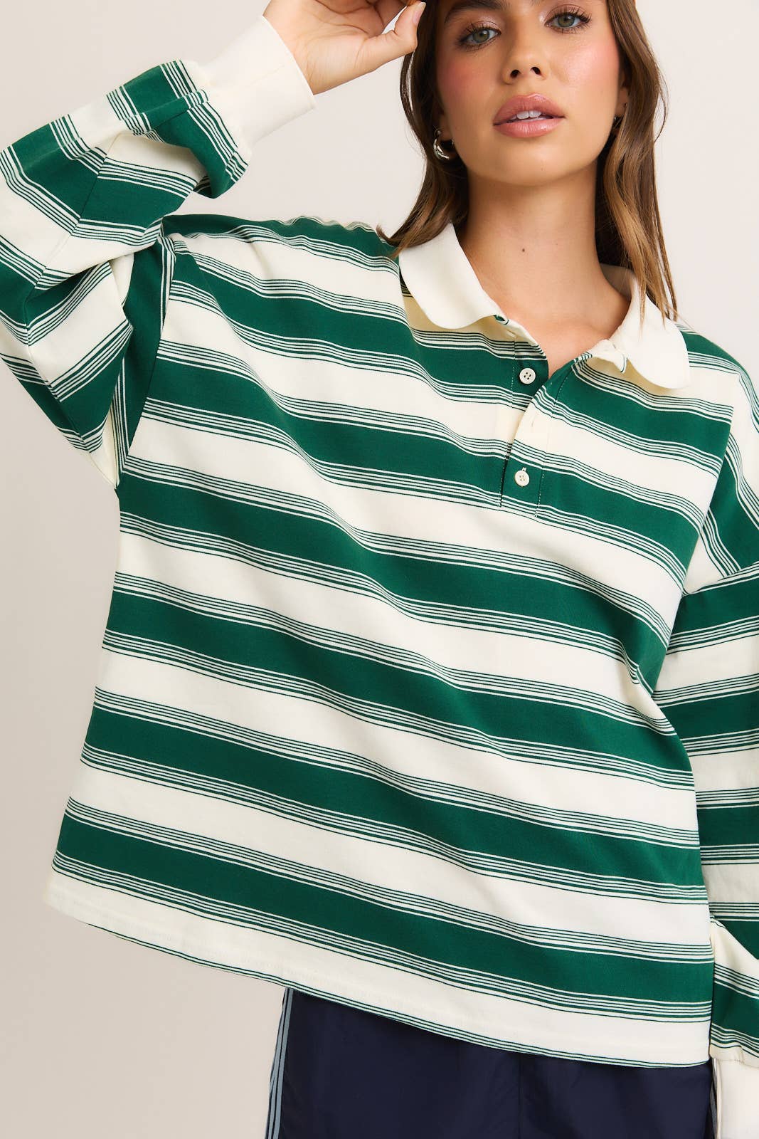 Indiana Long Sleeve Rugby Top