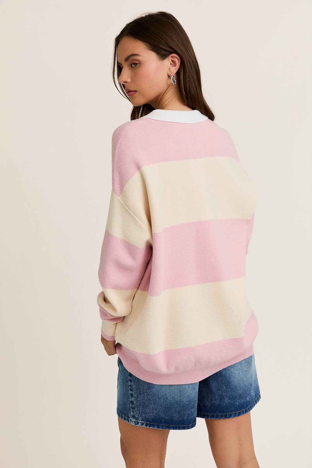 Isa Striped Rugby Sweater