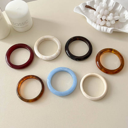 Resin Stackable Bangle Bracelet