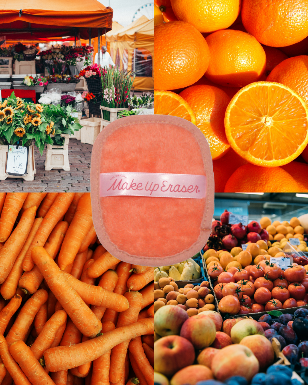 MakeUp Eraser Farmer's Market 7-Day Set with Makeup Bag | Floral & Bright