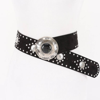 Studded Concho Belt