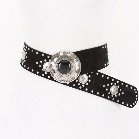 Studded Concho Belt
