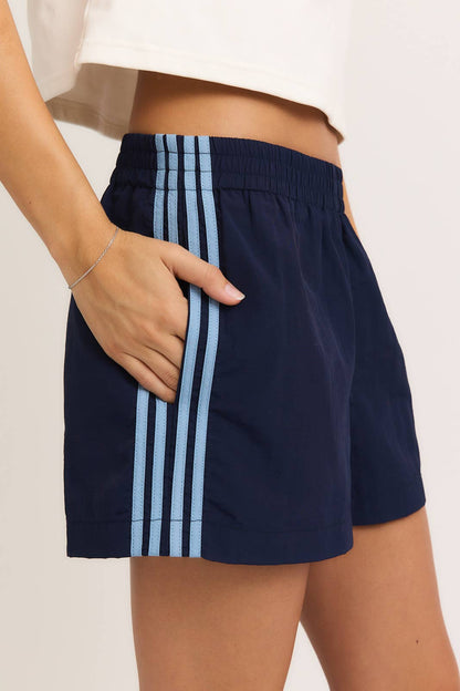 Ines High Waist Nylon Shorts