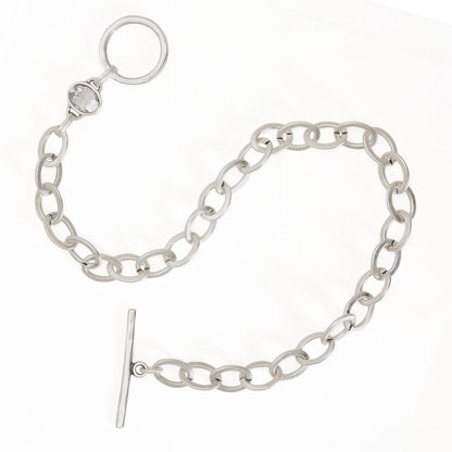 Handmade Crystal Brass Necklace