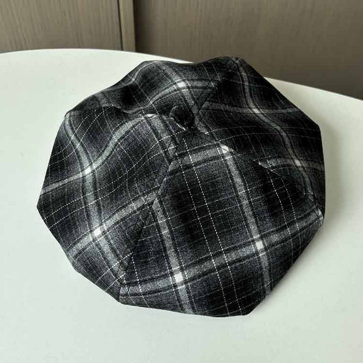 Plaid Beret