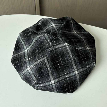 Plaid Beret