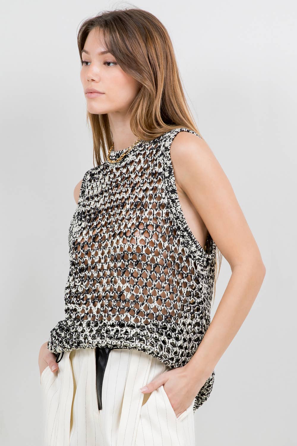 Hazel Gradient Knit Sweater Tank