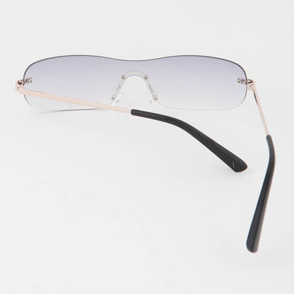 Rimless Bright Wave Sunglasses