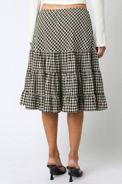 Halo Gingham Skirt