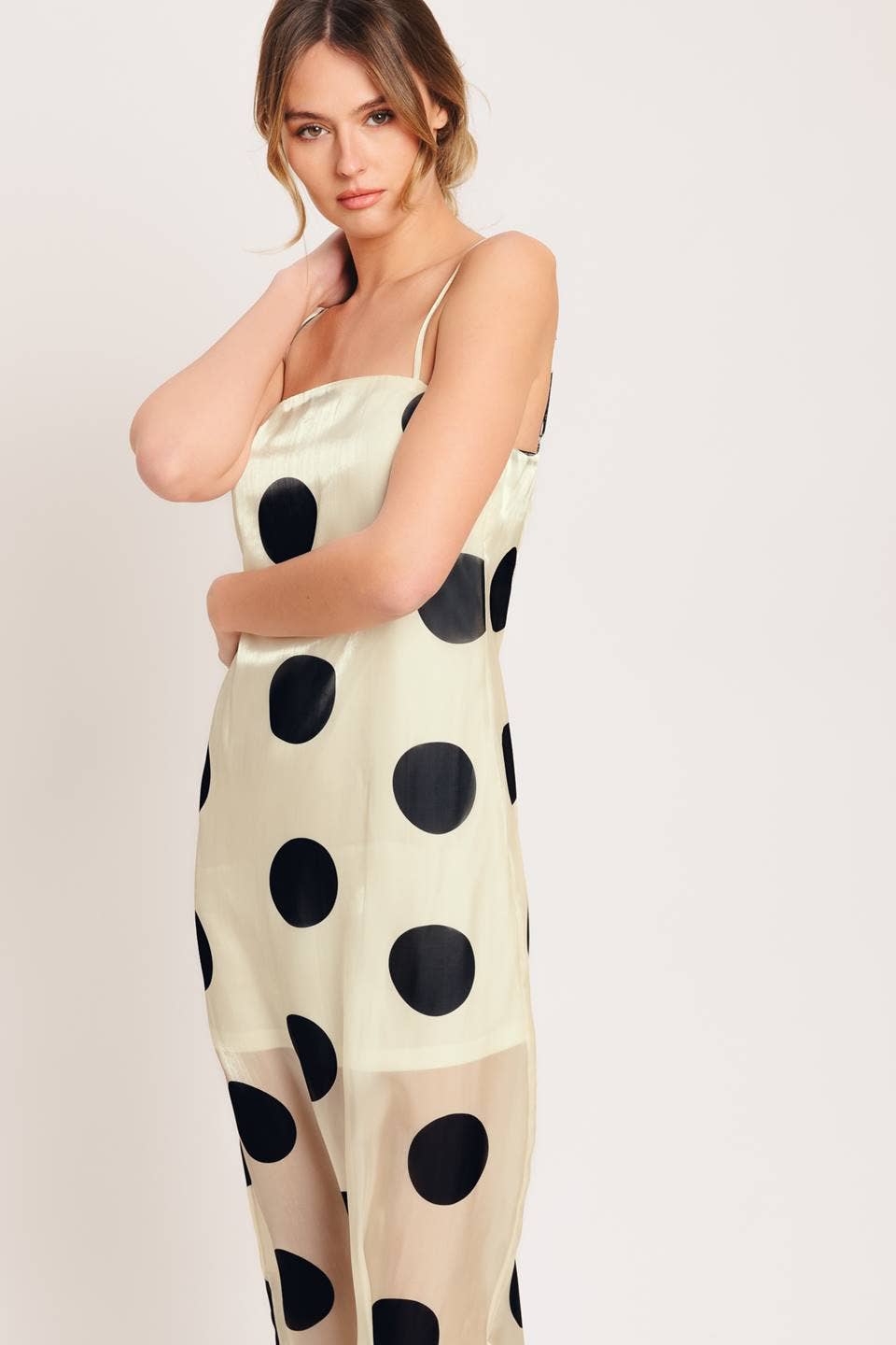 Hunter Polka Dot Midi Dress