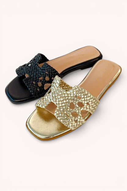Woven Slide Sandal