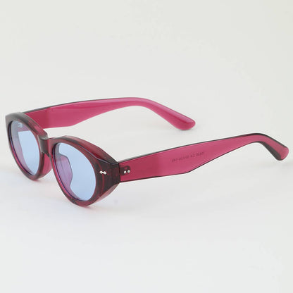 Modern Diamond Round Sunglasses