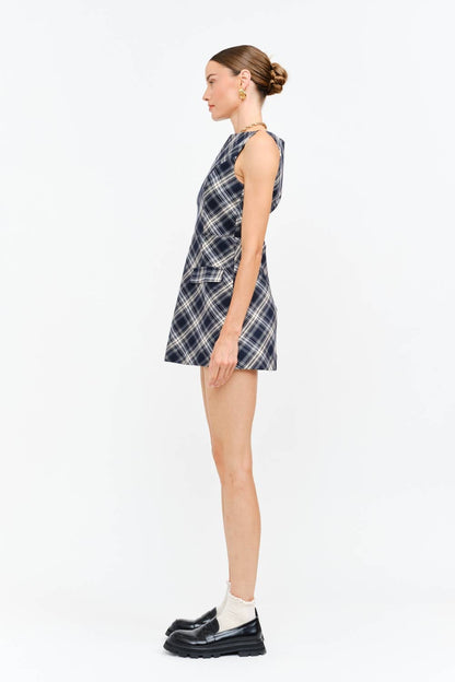 Kassandra Plaid Mini Dress