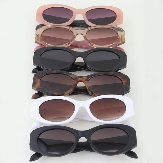 Retro Oval Sunglasses