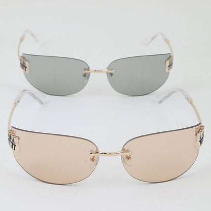 Tile Wrap Flare Sunglasses