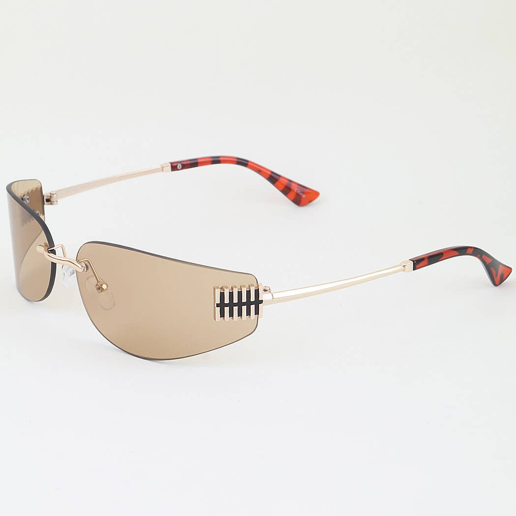 Tile Wrap Flare Sunglasses