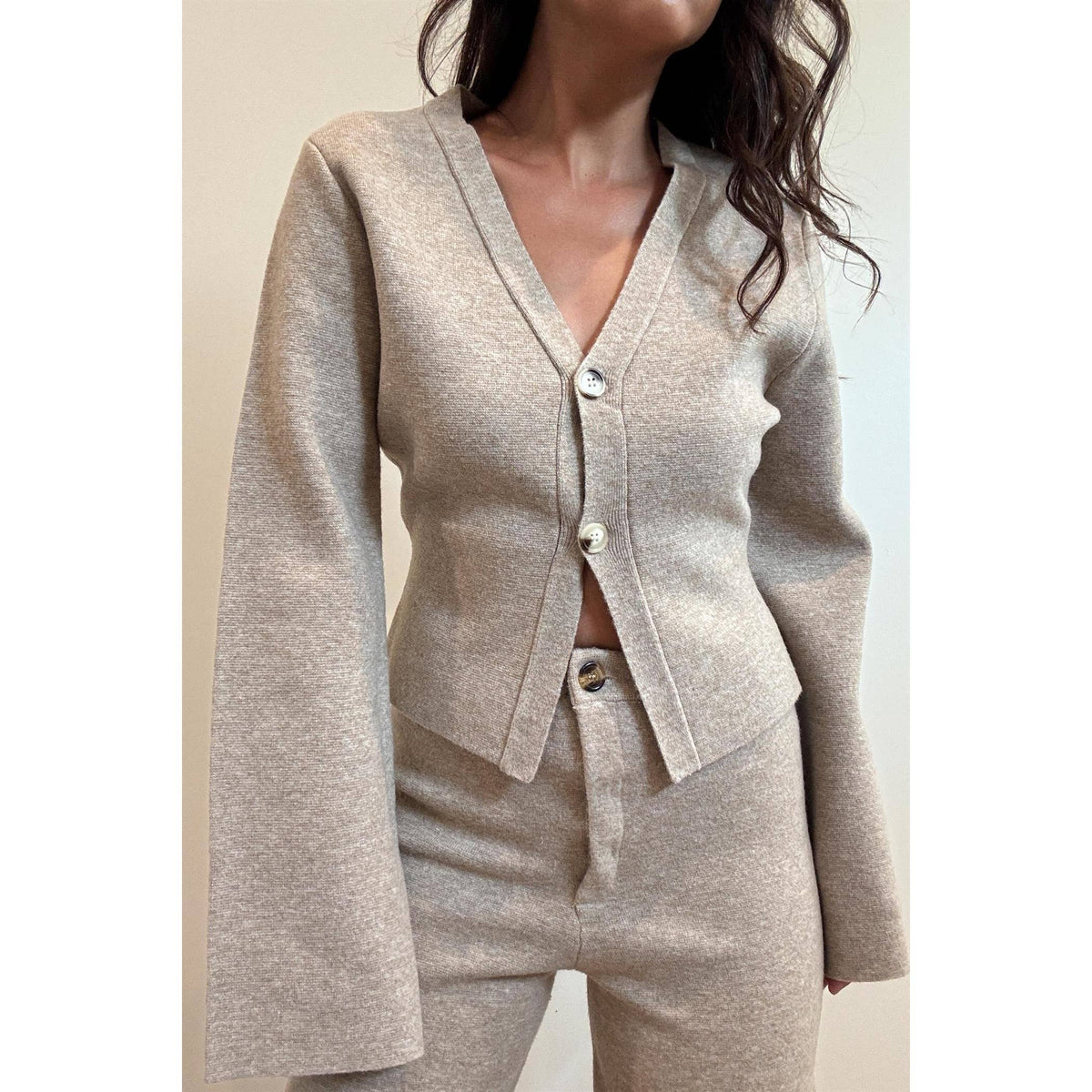 Jessalynn Button Down V-Neck Cardigan