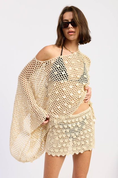 Hayden Crochet Mini Skirt