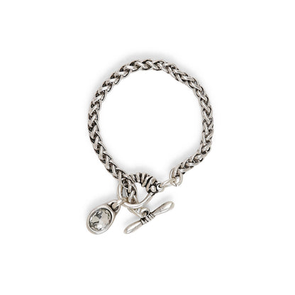 Handmade 925 Silver Plated Pewter Bracelet