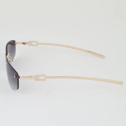 Modern Buckle Gradient Sunglasses