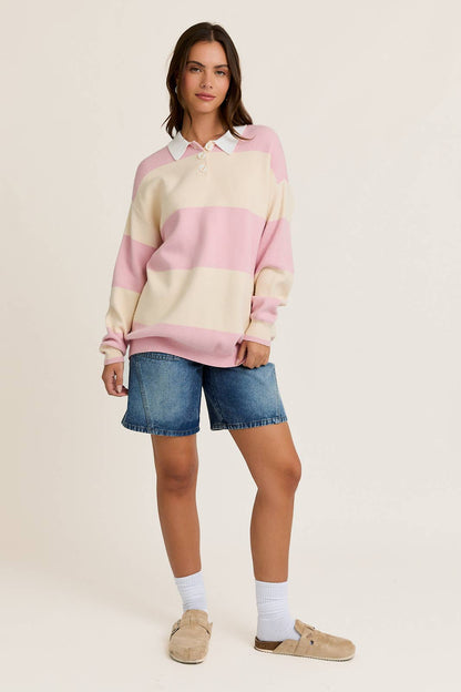 Isa Striped Rugby Sweater