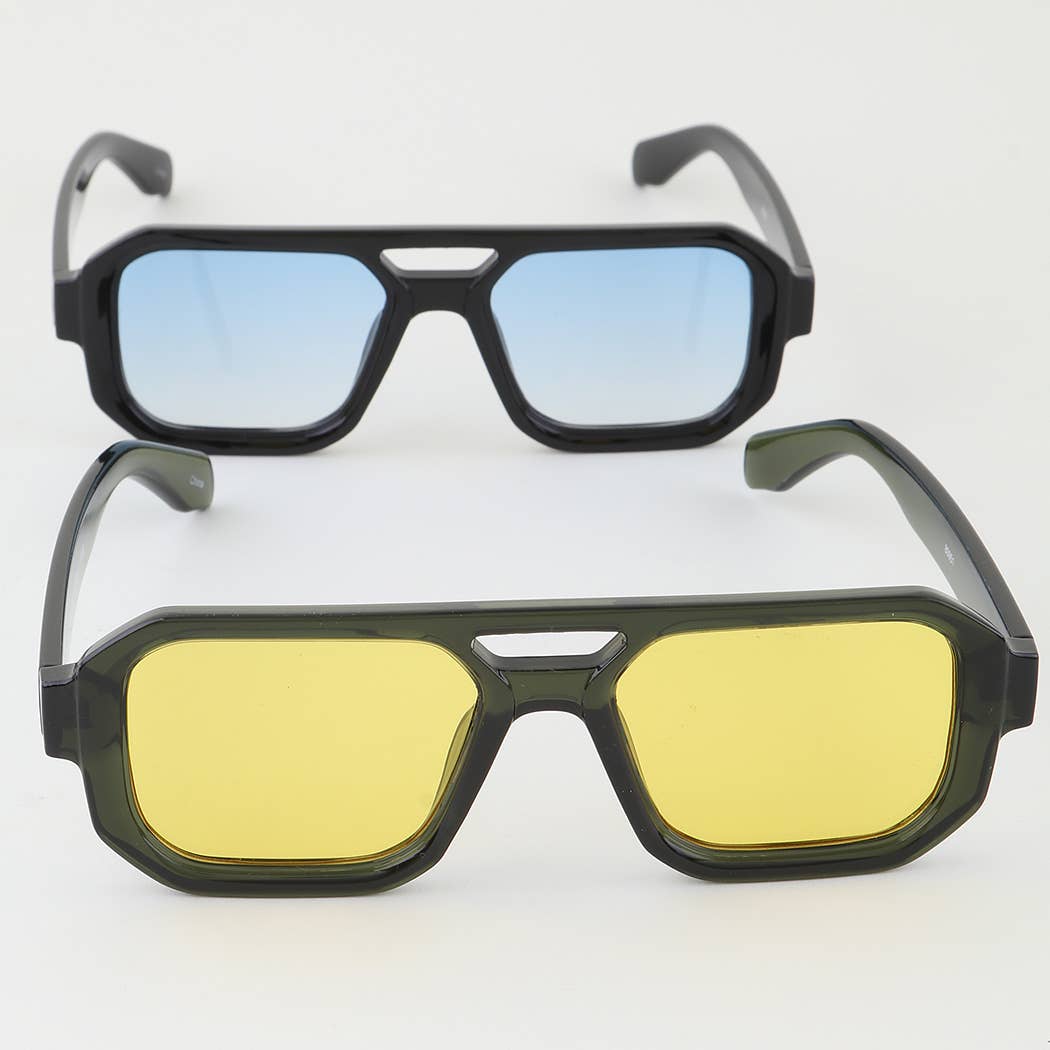 Aviator Block Sunglasses