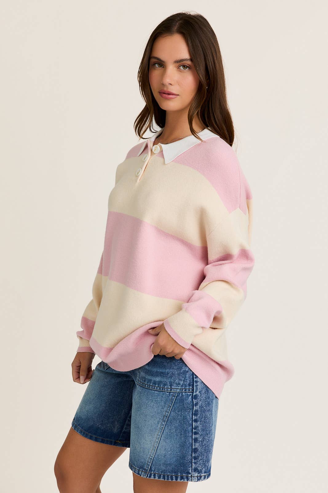 Isa Striped Rugby Sweater