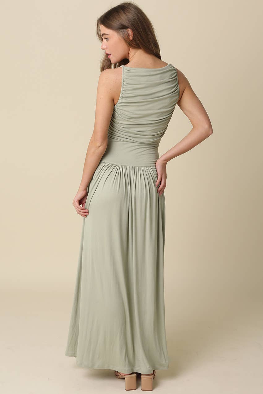 Hendrix Ruched Maxi Dress