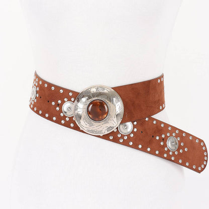 Studded Concho Belt