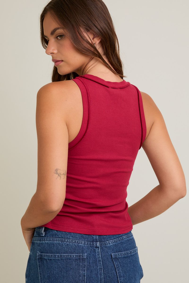 Gabriella Ribbed Tank