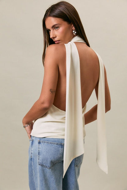 Jane Cowl Neck Chiffon Top