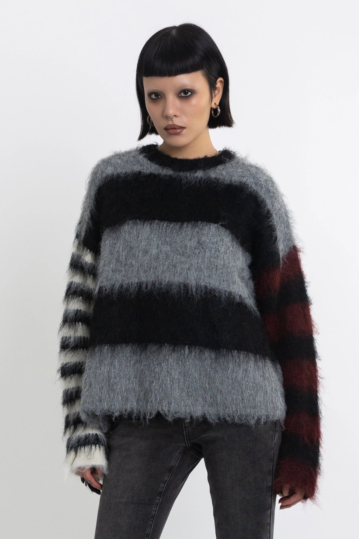 The Ragged Priest Humbug Stripe Knit Jumper