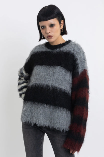 The Ragged Priest Humbug Stripe Knit Jumper