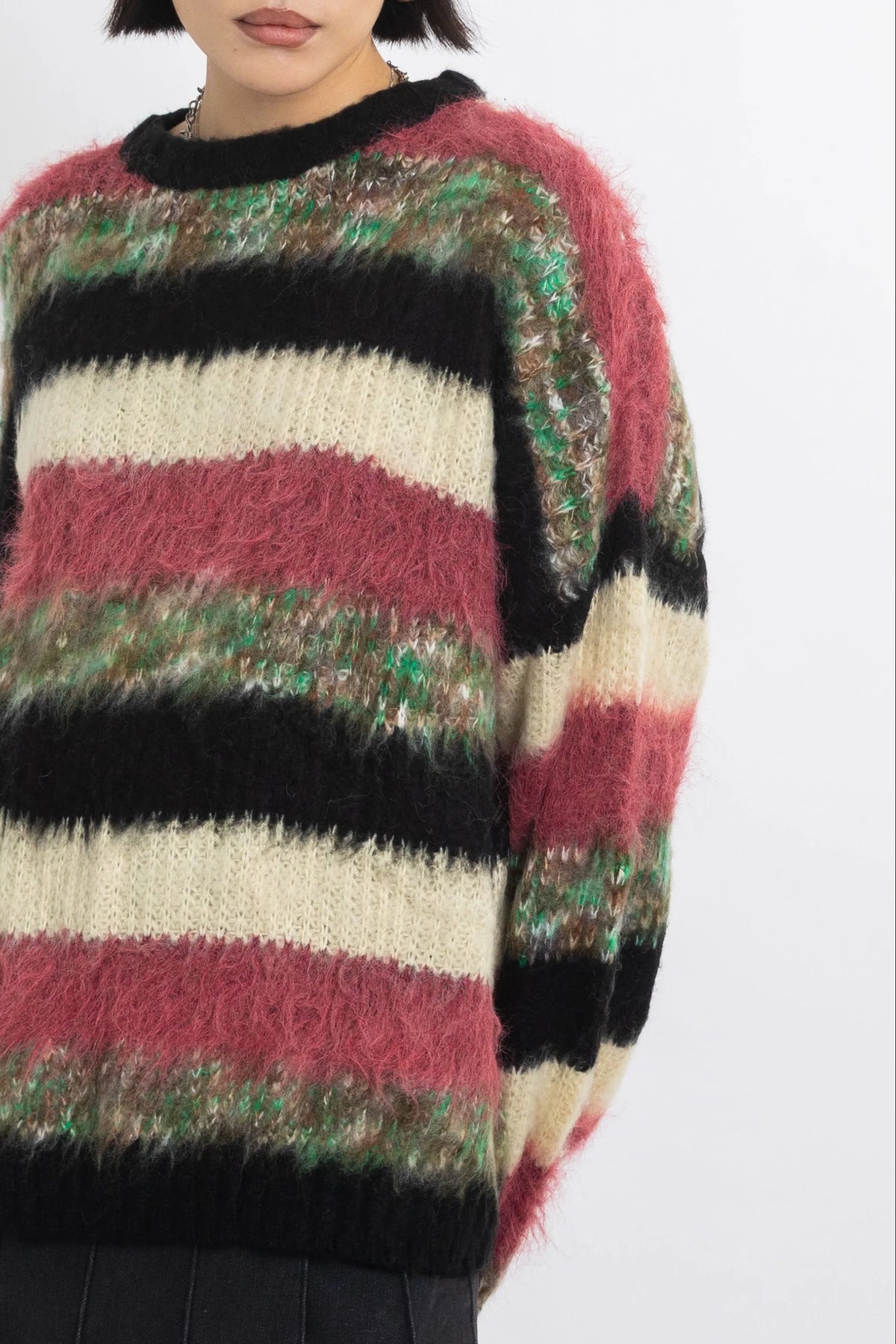 The Ragged Priest Pulse Stripe Oversized Knit Jumper