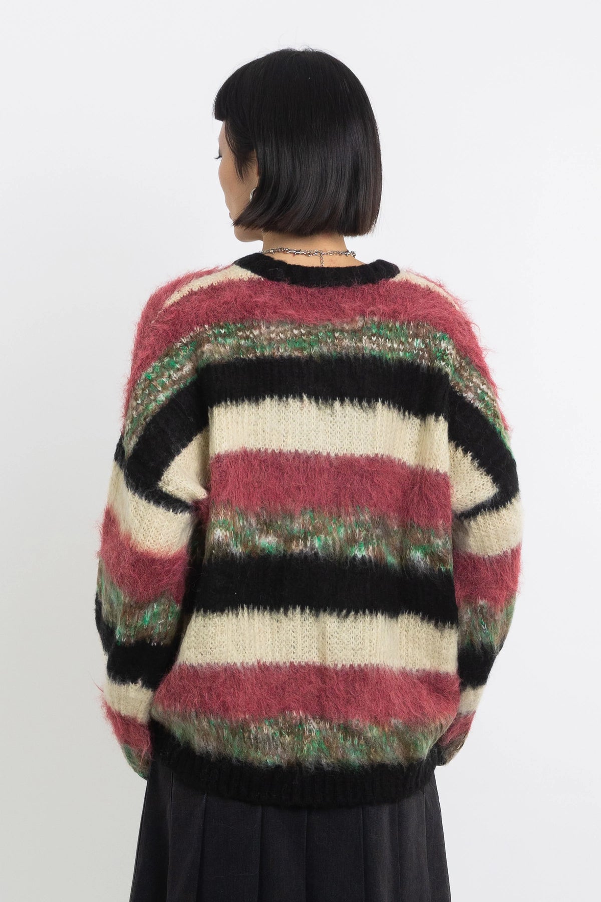 The Ragged Priest Pulse Stripe Oversized Knit Jumper