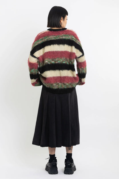 The Ragged Priest Pulse Stripe Oversized Knit Jumper