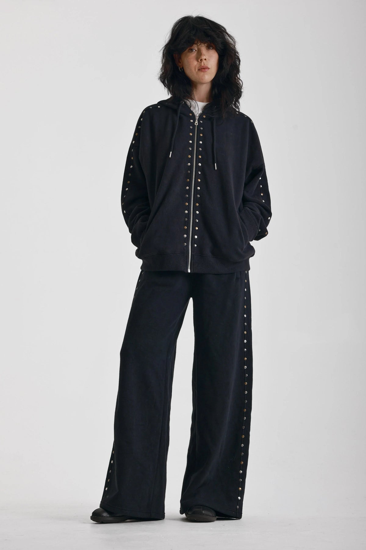 The Ragged Priest Vegas Oversized Studded Hoodie