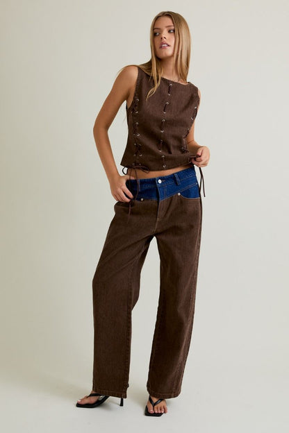 Fable Laced Eyelet Tank