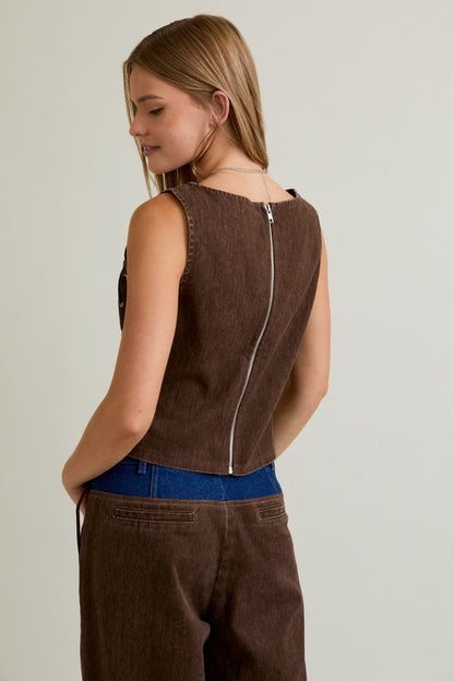 Fable Laced Eyelet Tank