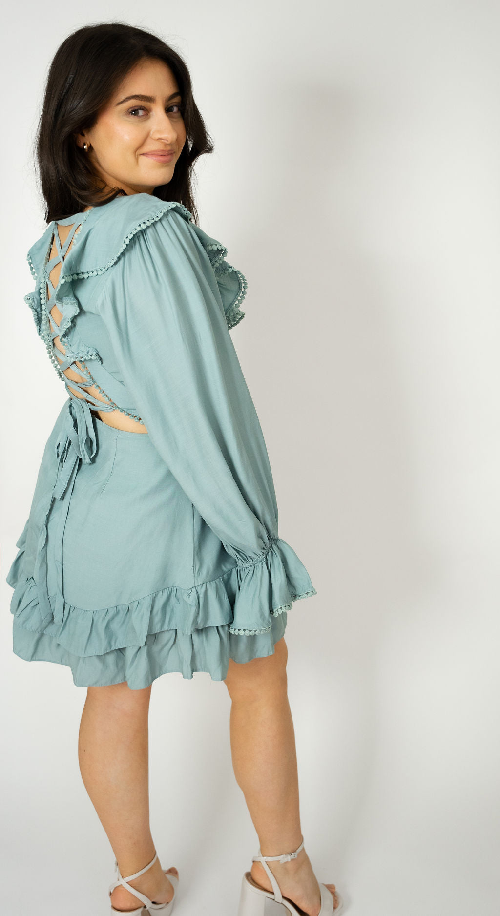 Cara Ruffle Mini Dress
