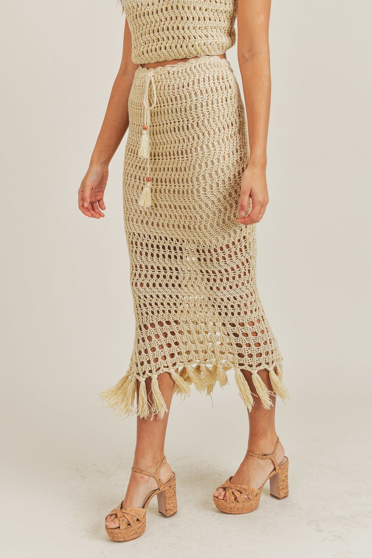 Anika Crochet Skirt Set