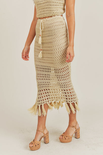 Anika Crochet Skirt Set