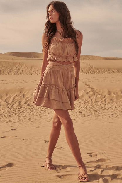 Anya Crossover Skirt Set