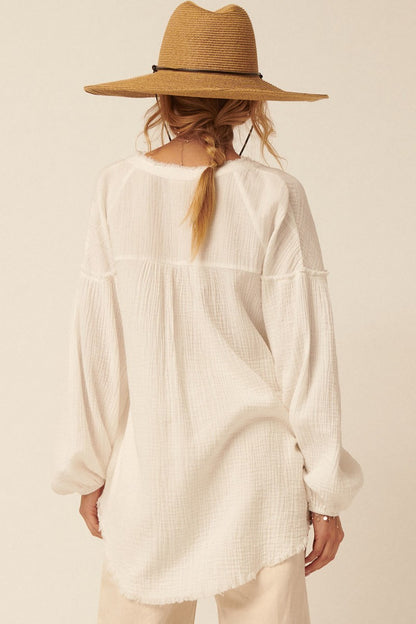 Alora Button Up Top