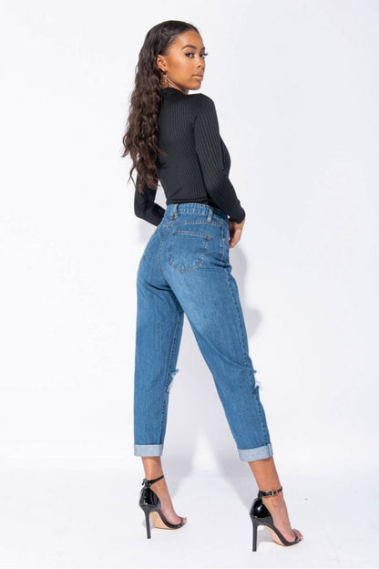 Amina Rib Knit Bodysuit